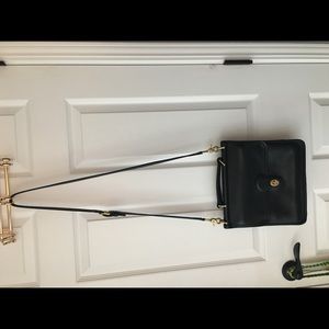Vintage authentic black Coach crossbody bag